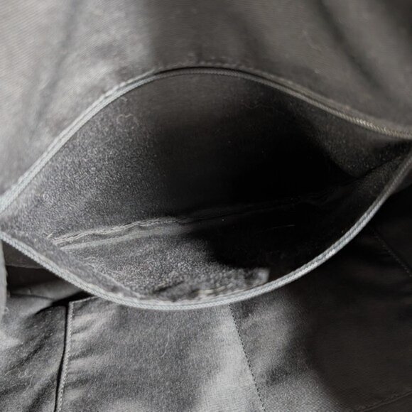 Like New Coach Pebbled Leather Tyler Tote Large Shoulder Bag F54687- Black - Picture 11 of 13